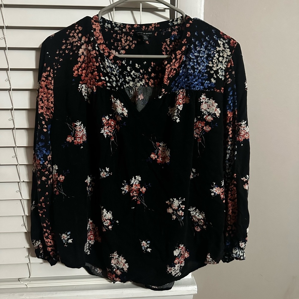 Flower black Top